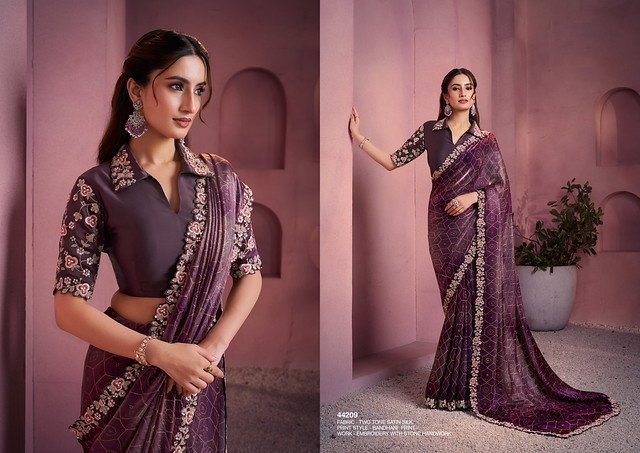 Launching Mahotsav Lehr Designer Two Tone Satin SIlk Saree Collection Wholesale 2026