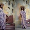 Latest Kreshva Harmony 4323 To 4326 Georgette With Burnout Fancy Design Saree Collection Wholesale 2026