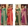 Buy Kreshva Moksha 2041 To 2046 Twp Georgette With Weaving Buta Border Saree Collection Wholesale 2026