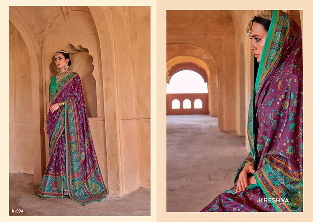 Beautiful Kreshva Priyatama 993 To 998 Combine The Richness Of Silk Saree Collection Wholesale 2026