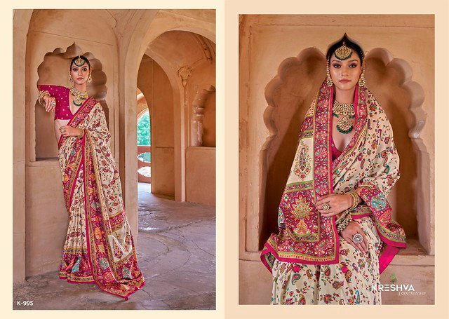 Beautiful Kreshva Priyatama 993 To 998 Combine The Richness Of Silk Saree Collection Wholesale 2026