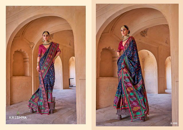 Beautiful Kreshva Priyatama 993 To 998 Combine The Richness Of Silk Saree Collection Wholesale 2026