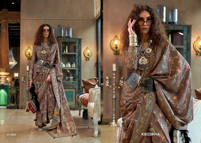 Buy Kreshva Sensation 4197 To 4202 High Quality Super 801 P.V Silk Saree Collection Wholesale 2026