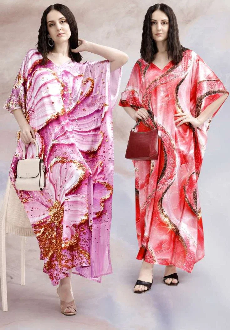 Jisha Kaftan Satin Breeze Vol 7 Japan Satin Digital Printed Kaftan Collection Wholesale