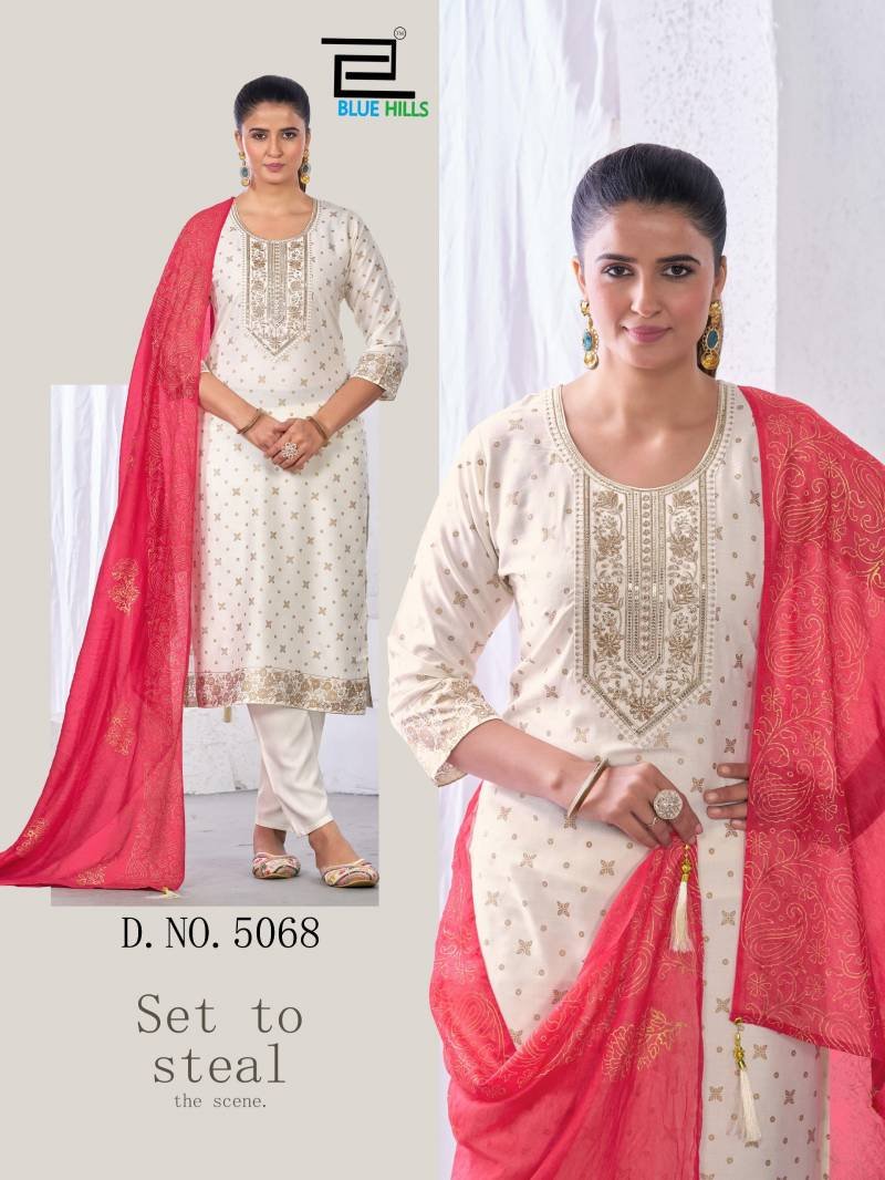 Latest Blue Hills Royal Touch Vol 20 Rayon Foil Printed Kurti Pant And Dupatta Wholesale 2026