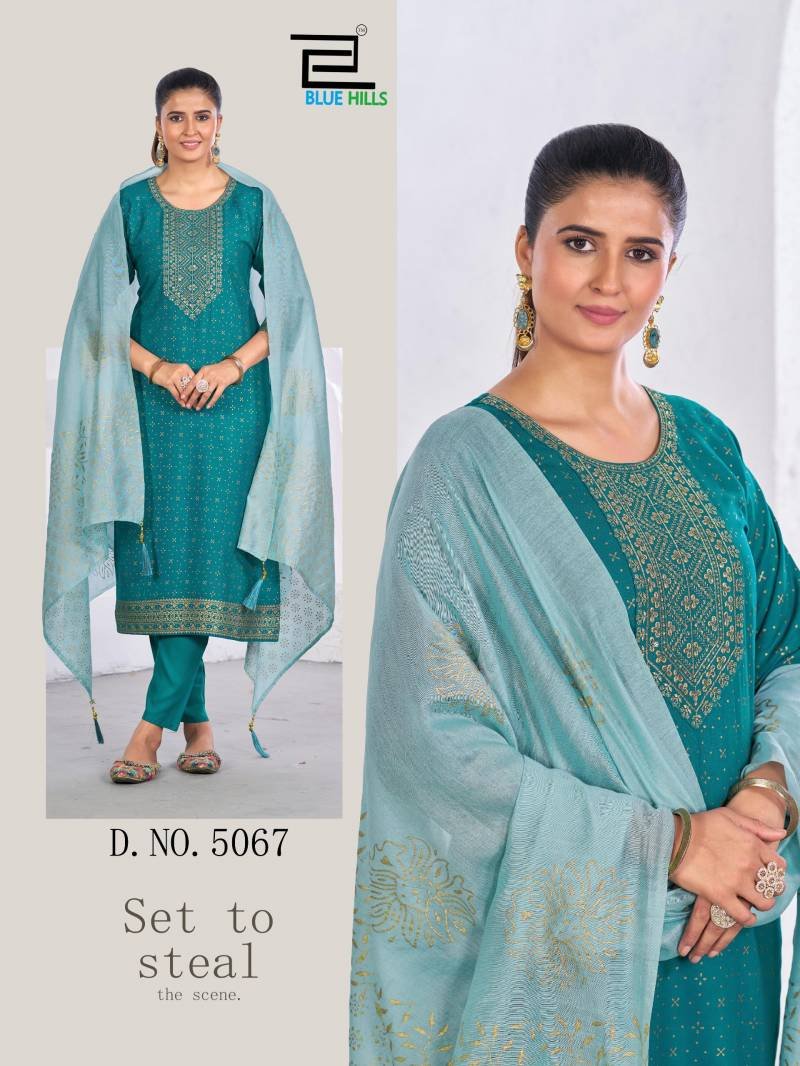 Latest Blue Hills Royal Touch Vol 20 Rayon Foil Printed Kurti Pant And Dupatta Wholesale 2026