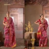 Beautiful Kreshva Patola Deluxe P. V. Silk With Weaving Patola Print Traditional Saree Wholesale 2026