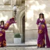 Launching Kreshva Elizabeth Satin Silk With Pranch Finish Carnival Wear Saree Wholesale 2026