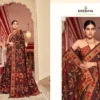 Launching Kreshva Aarini Designer Silk Saree With Flower Print Saree Collection Wholesale 2026