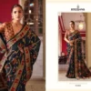 Launching Kreshva Aarini Designer Silk Saree With Flower Print Saree Collection Wholesale 2026