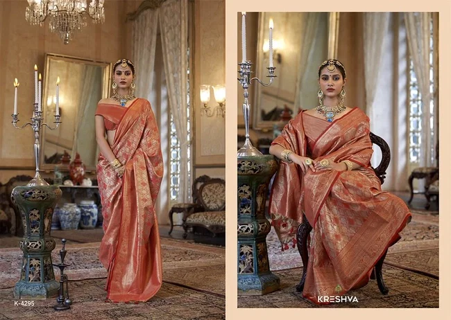 Buy Kreshva Mangalsutra Heavy Silk Traditional Wear Saree Collection Wholesale 2026