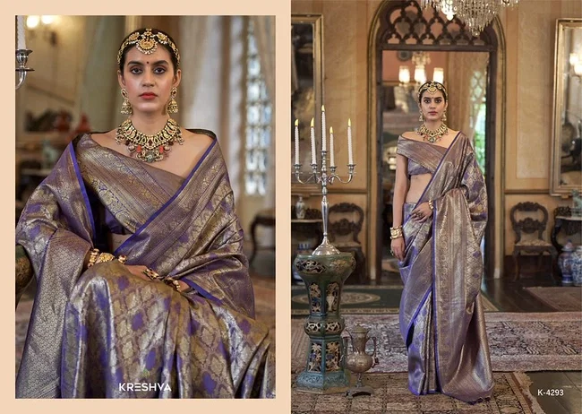 Buy Kreshva Mangalsutra Heavy Silk Traditional Wear Saree Collection Wholesale 2026