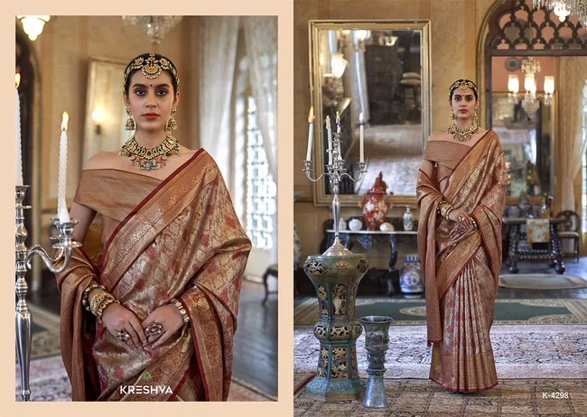 Buy Kreshva Mangalsutra Heavy Silk Traditional Wear Saree Collection Wholesale 2026