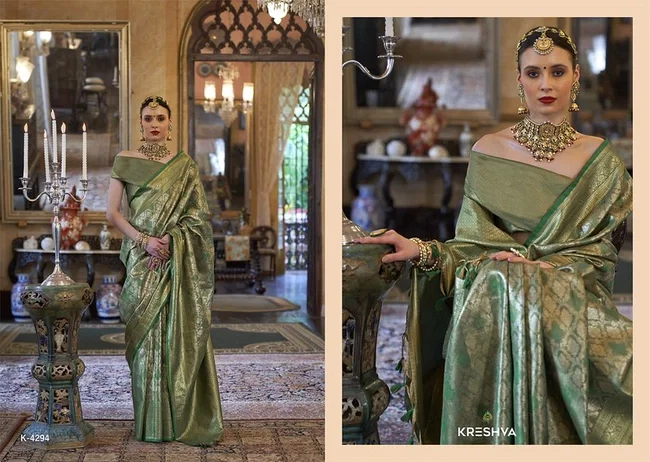 Buy Kreshva Mangalsutra Heavy Silk Traditional Wear Saree Collection Wholesale 2026