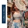 Launching Sayuri Elnaaz Designer Chinon Silk Embroidered Indo Western Collection Wholesale 2026