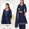Stylish Blue Hills Shefali Vichitra Silk Kurti Bottom With Dupatta Collection Wholesale 2026