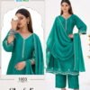 Stylish Blue Hills Shefali Vichitra Silk Kurti Bottom With Dupatta Collection Wholesale 2026