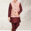Buy Sumi 201 to 208 Art Banarasi Silk Traditional Wear Printed Kids Kurta Pajama With Jacket Collection Wholesale 2026