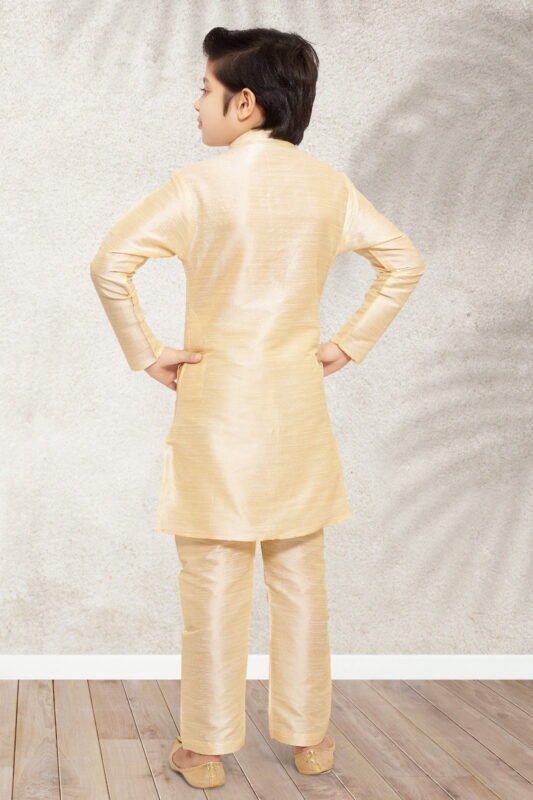 Buy Sumi 201 to 208 Art Banarasi Silk Traditional Wear Printed Kids Kurta Pajama With Jacket Collection Wholesale 2026