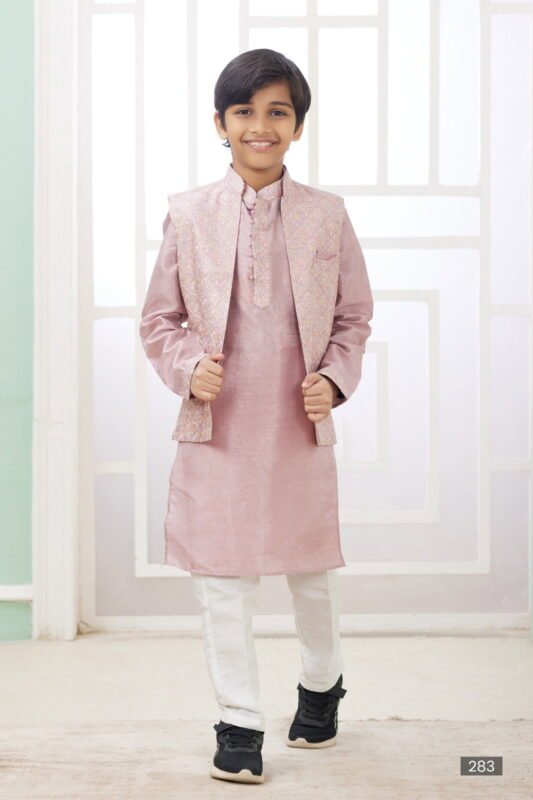 Latest Sumi 281 to 286 Art Banarasi Silk Party Wear Printed Readymade Kids Kurta Pajama Collection Wholesale 2026