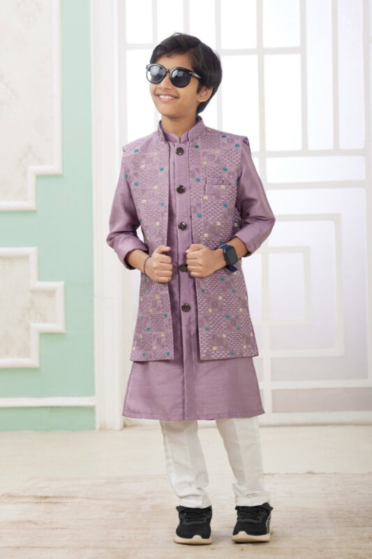 Latest Sumi 281 to 286 Art Banarasi Silk Party Wear Printed Readymade Kids Kurta Pajama Collection Wholesale 2026