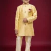 Sumi 546 to 552 Banarasi Jacquard Kids Boys Indowestern Sherwani Party Wear Collection Wholesale