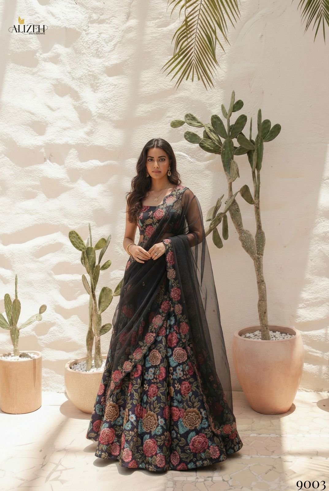 Alizeh Florence 2 Bhagalpuri Silk Printed Handwork Lehenga Choli Collection Wholesale