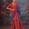 Launching Kreshva Patola Vanmala PV Silk Weaving Border Patola Print Saree Wholesale 2026