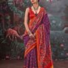Launching Kreshva Patola Vanmala PV Silk Weaving Border Patola Print Saree Wholesale 2026