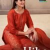 Blue Hills Hiba Roman Silk Embroidery Work Kurti Pant And Dupatta Wholesale