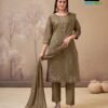 Latest Blue Hills Hiba Roman Silk Embroidery Work Kurti Pant And Dupatta Wholesale 2026