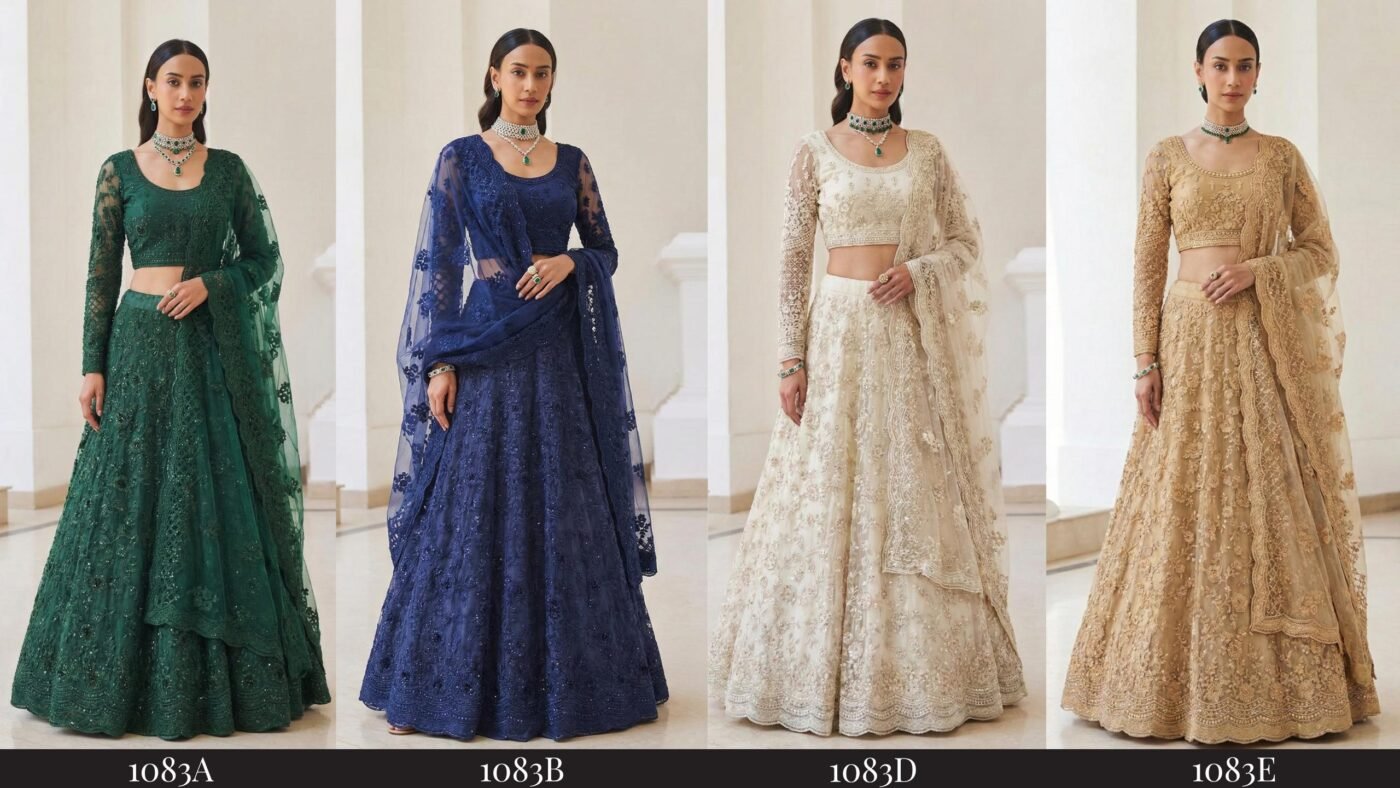 Beautiful Alizeh Bridal Heritage Colours 1083 Butterfly Net Designer Lehenga Choli Wholesale 2026