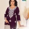 Blue Hills Saiyaara Rayon With Work Kurti And Pant Collection Wholesale