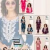 Launching Blue Hills Saiyaara Rayon With Work Kurti And Pant Collection Wholesale 2026
