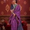Beautiful Kreshva Kalki Silk With Ikkat Design Saree Wholesale 2026