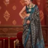 Beautiful Kreshva Kalki Silk With Ikkat Design Saree Wholesale 2026