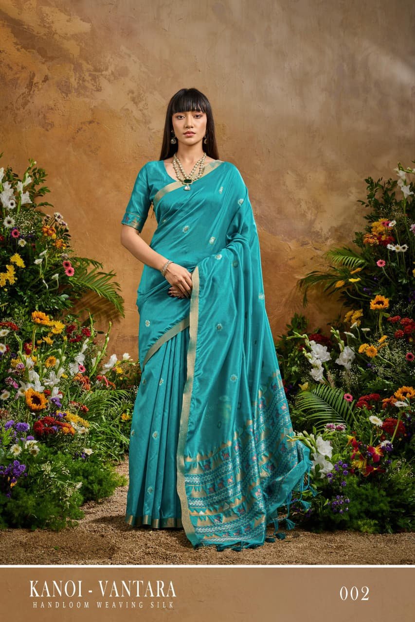Launching Rajtex Kanoi Vantara Fashionable Handloom Weaving Silk Saree Collection Wholesale 2026
