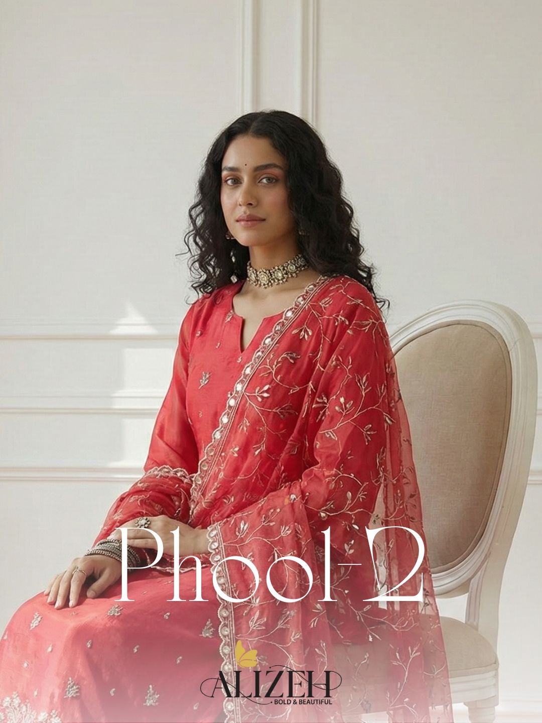 Alizeh Phool Vol 2 Designer Shimmer Organza Festive Wear Suits Collection Wholesale