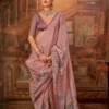Stylish Kreshva Man Morni P.V. Silk With Kalmakari Design Saree Wholesale 2026