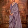 Stylish Kreshva Man Morni P.V. Silk With Kalmakari Design Saree Wholesale 2026