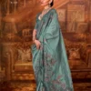 Stylish Kreshva Man Morni P.V. Silk With Kalmakari Design Saree Wholesale 2026