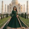 Beautiful Kb 3308 Super Faux Georgette Sequence Embroidery Worked Gown With Dupatta Collection Wholesale 2026