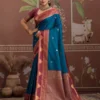 Beautiful Rajtex Kontessa Temple Tussar Silk Handloom Weaving Saree Wholesale 2026