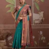 Beautiful Rajtex Kontessa Temple Tussar Silk Handloom Weaving Saree Wholesale 2026