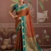 Beautiful Rajtex Kontessa Temple Tussar Silk Handloom Weaving Saree Wholesale 2026