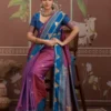 Beautiful Rajtex Kontessa Temple Tussar Silk Handloom Weaving Saree Wholesale 2026