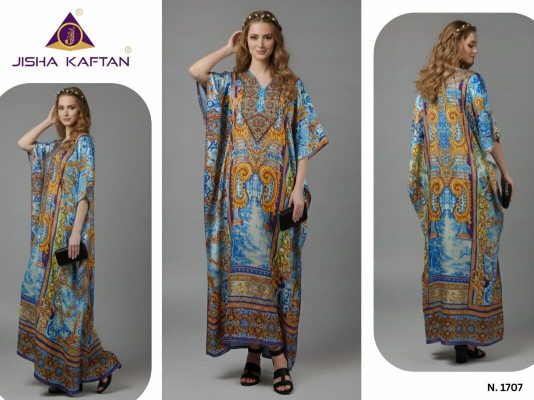 Stylish Jisha Kaftan E Nazakat Vol 17 Poly Japan Satin Kaftan Collection Wholesale 2026