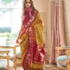 Buy Kreshva Kalatmak Silk With Traditional Temple Border Saree Wholesale 2026