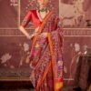 Kreshva Patola Grace P.V.Silk With Weaving Border Saree Collection Wholesale