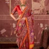 Latest Kreshva Patola Grace P.V.Silk With Weaving Border Saree Collection Wholesale 2026